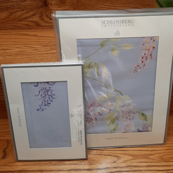 Schlossberg Aurelie QUEEN duvet cover 1 standard sham $976 - Picture 13 of 14